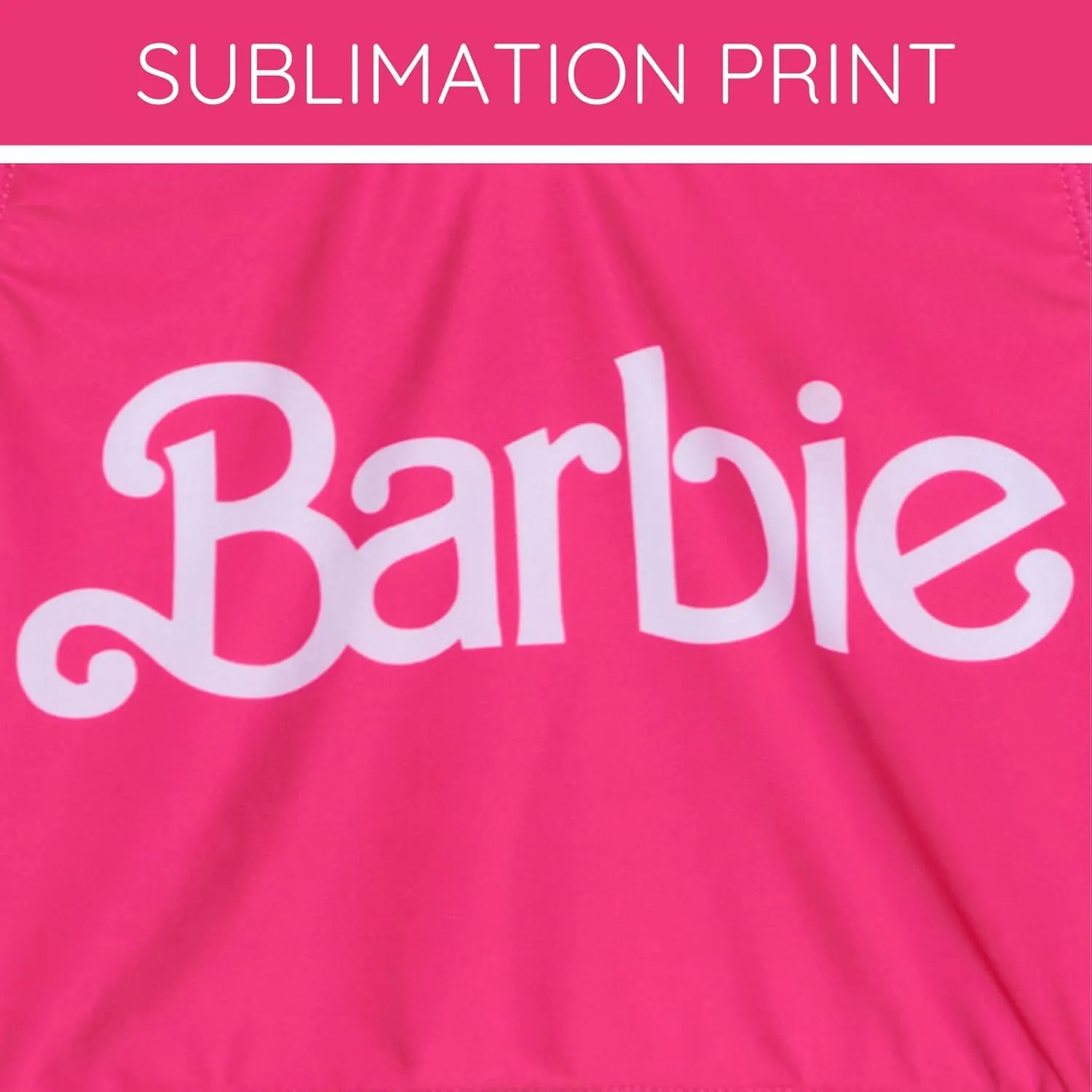 Barbie Girls UPF 50  One Piece Bathing Suit Little Kid to Big Kid Sizes (4-14-16)