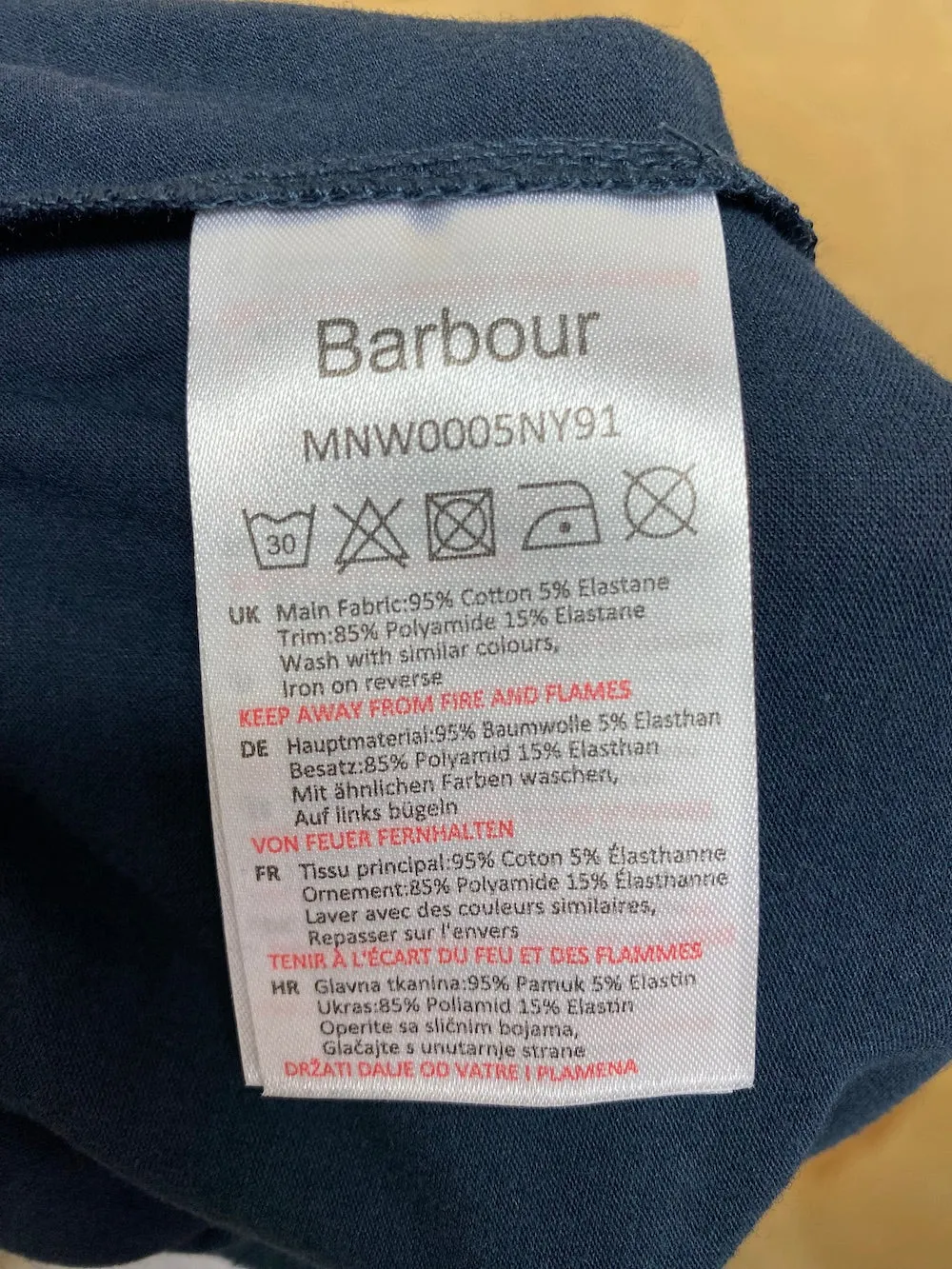 Barbour Men's Abbott Short - Navy