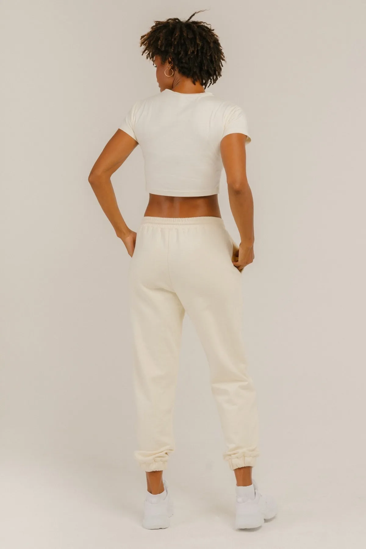 'Be Here Now' Baby Tee   Jorden Pants Set
