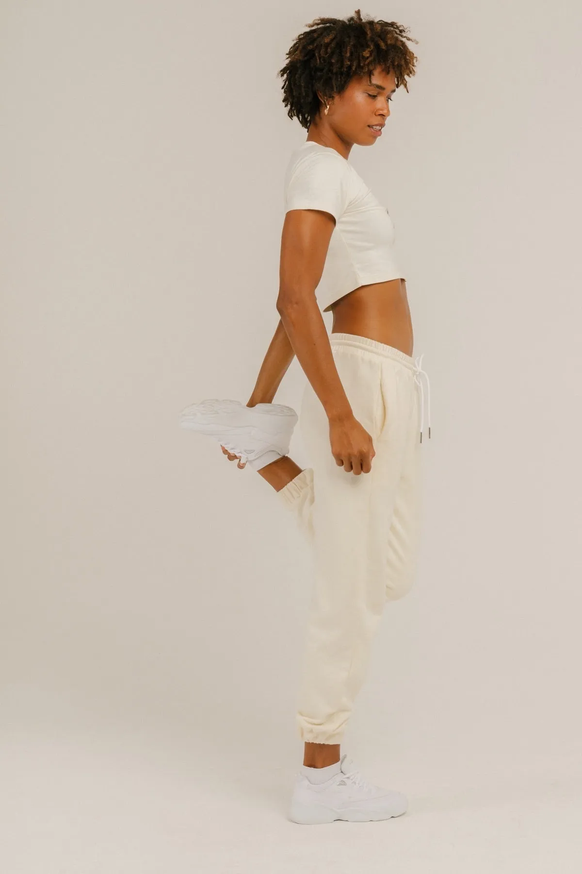 'Be Here Now' Baby Tee   Jorden Pants Set