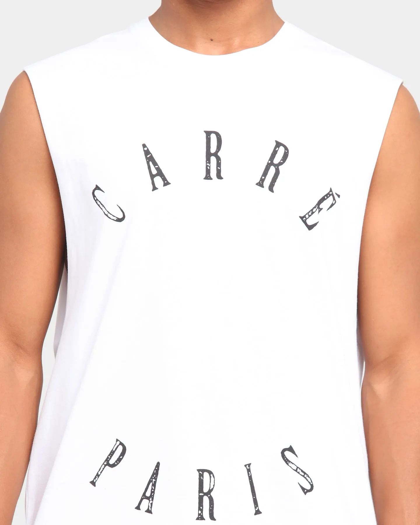 Carré Autour Muscle T-Shirt White