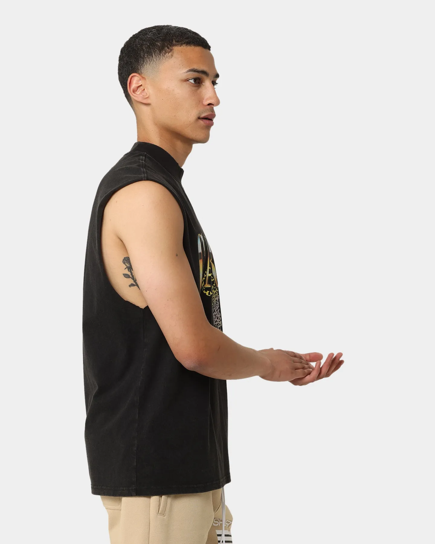 Carré Leo Retro Muscle T-Shirt Black