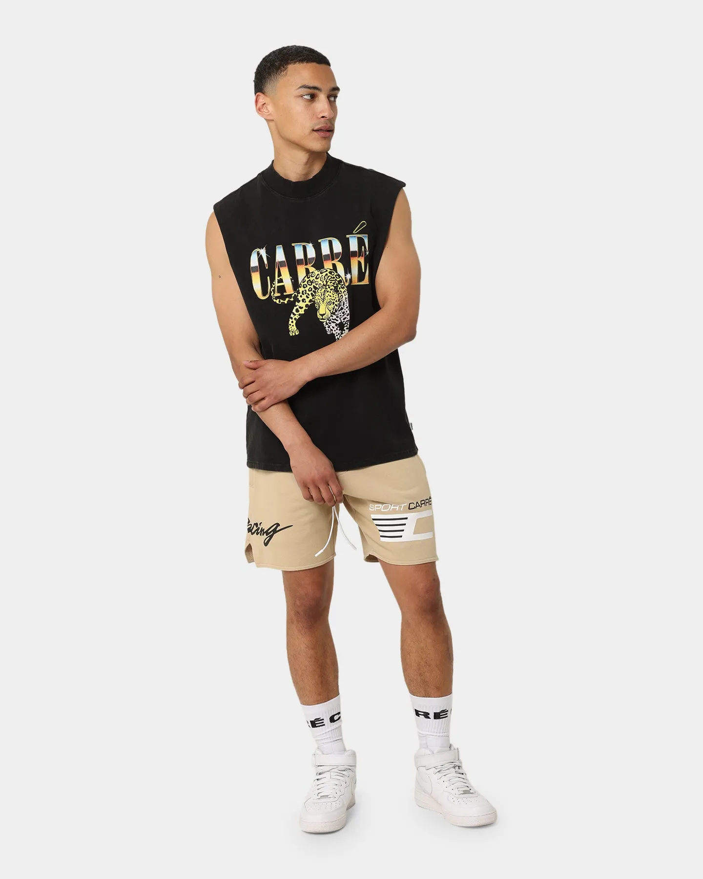 Carré Leo Retro Muscle T-Shirt Black