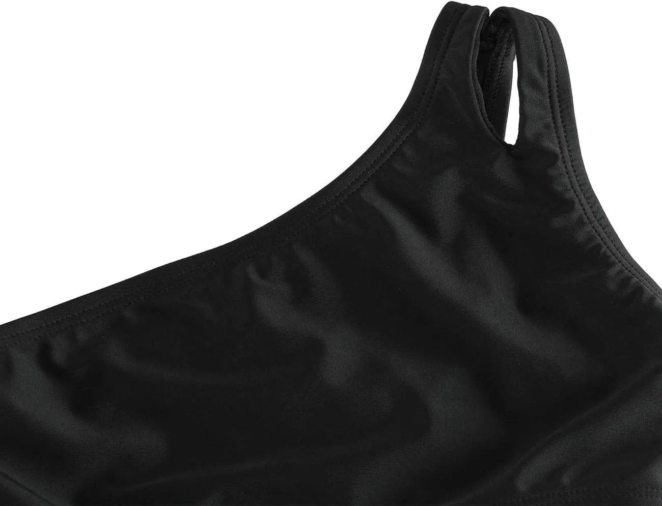 Dayu Girl's Bikini Set One Shoulder Two Piece Swimsuit Bathing Suit