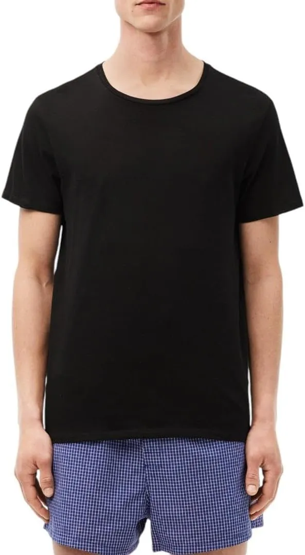 Lacoste Men's 100% Cotton Regular Fit Crew Neck T-Shirt, 3-Pack