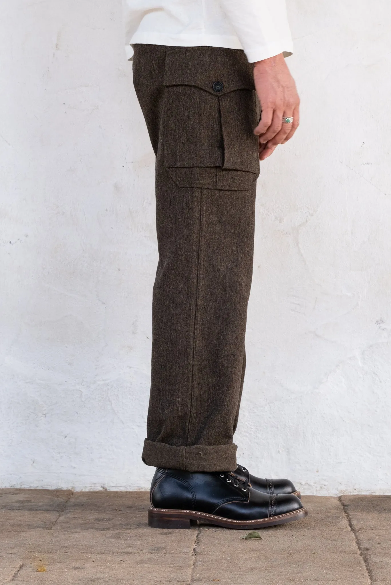 Midway Pant Wool - Brown
