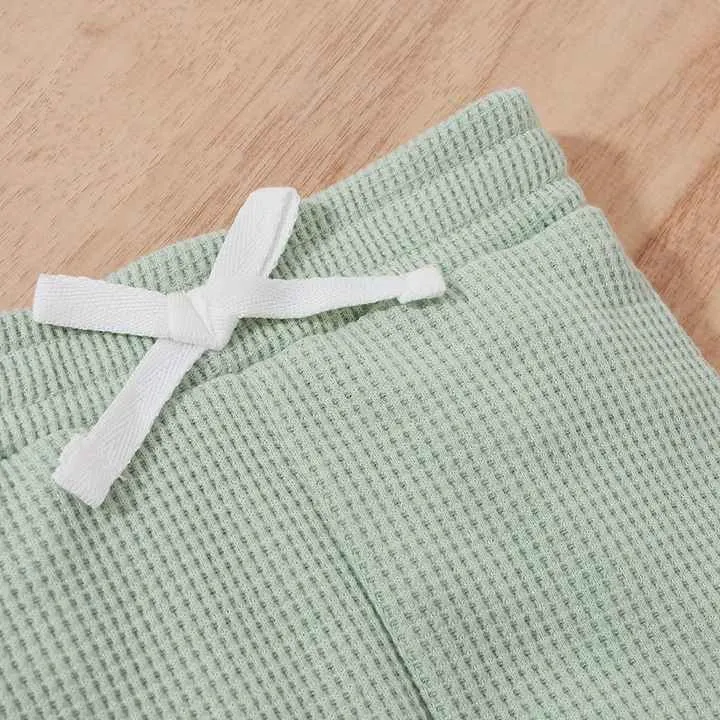 Newborn Baby Boy Girl Clothes Ribbed-ملابس حديثي الولادة