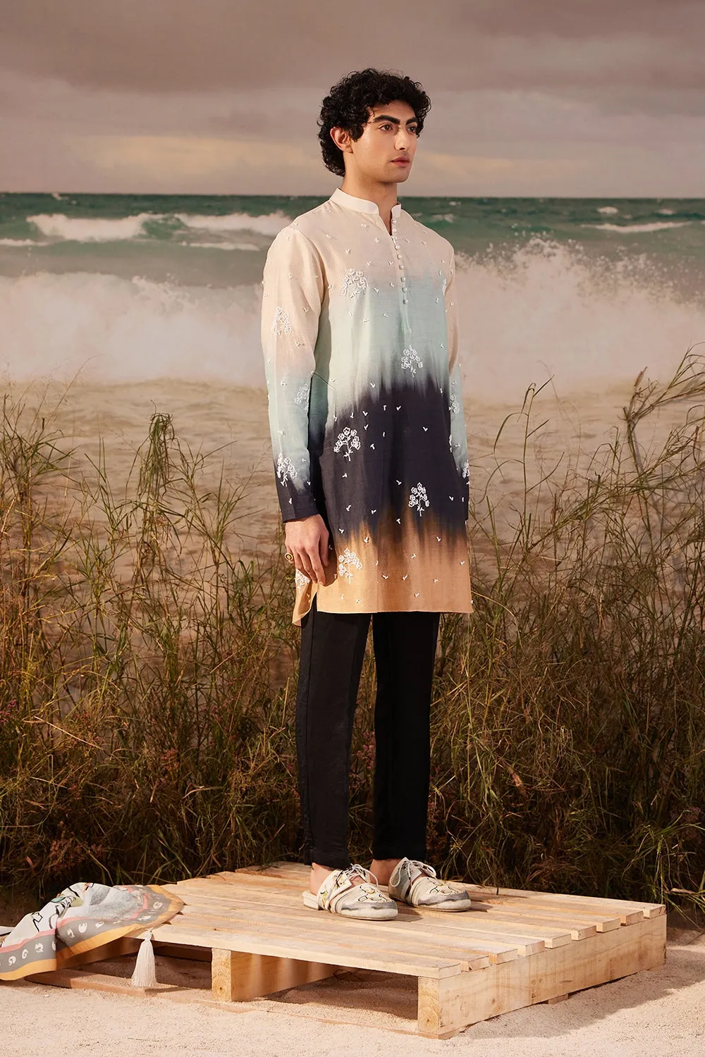 Ombre Bloom Kurta Set