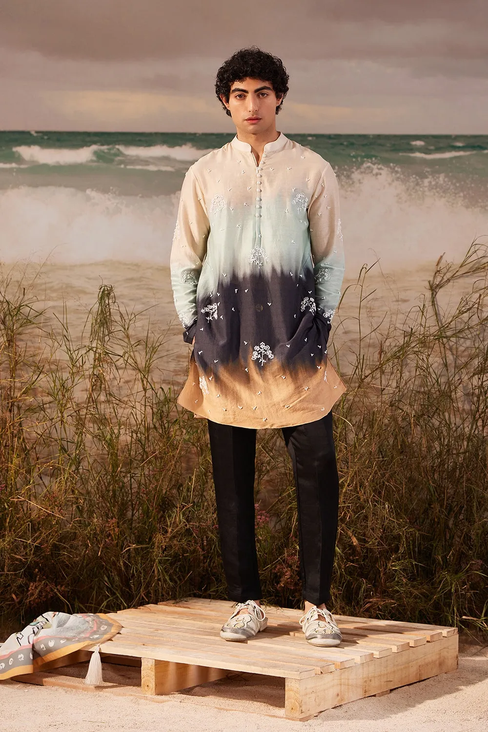 Ombre Bloom Kurta Set