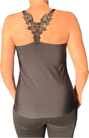 Padded Camisole No Shelf, No Built in Bra, No Elastic Band, No Bra Tank Top Cami