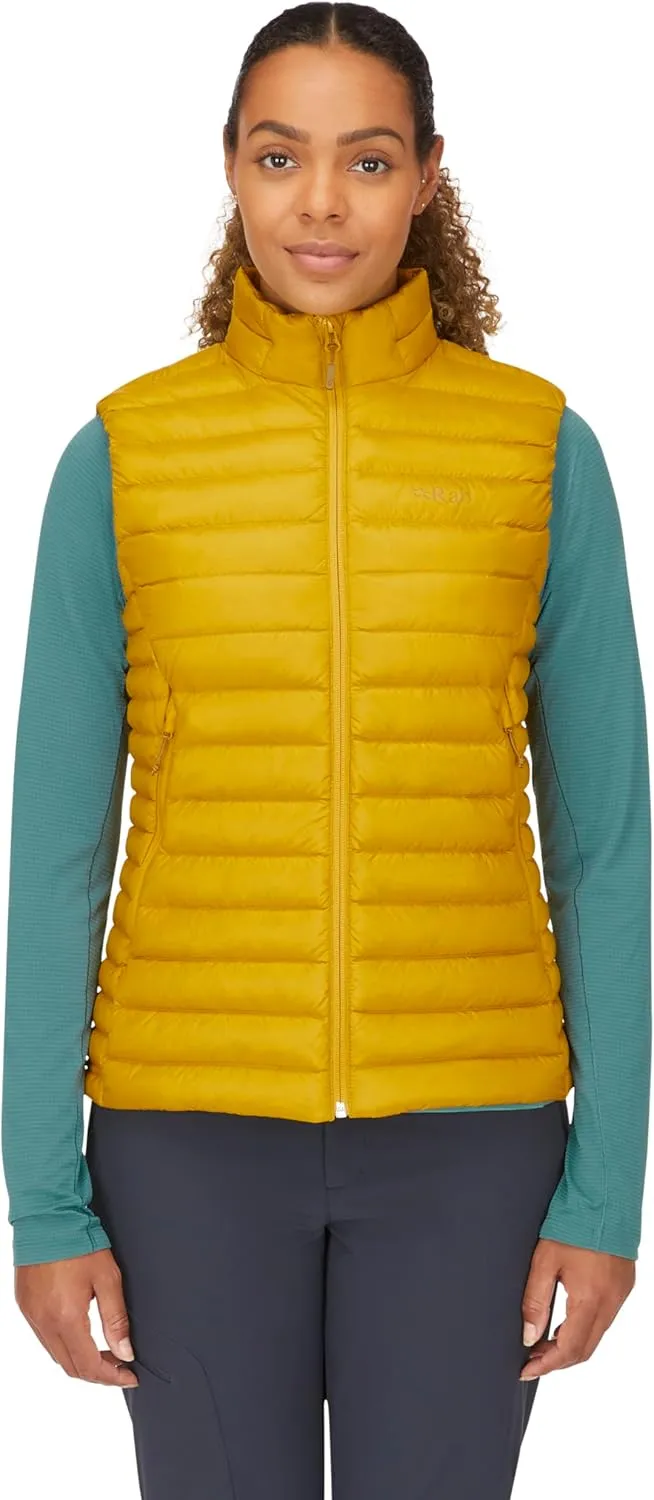 Rab Women's Microlight Down Lightweight Vest for Hiking & Skiing