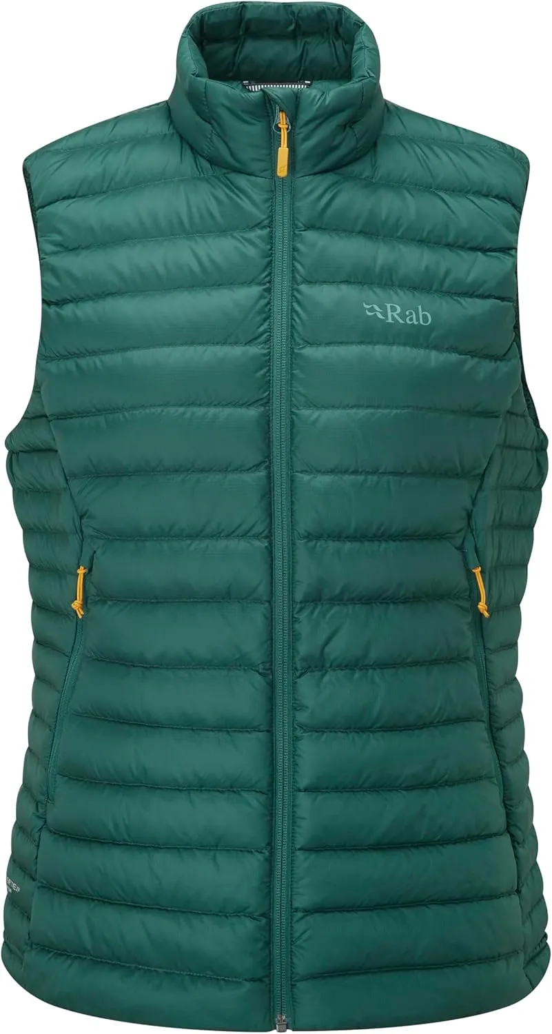 Rab Women's Microlight Down Lightweight Vest for Hiking & Skiing