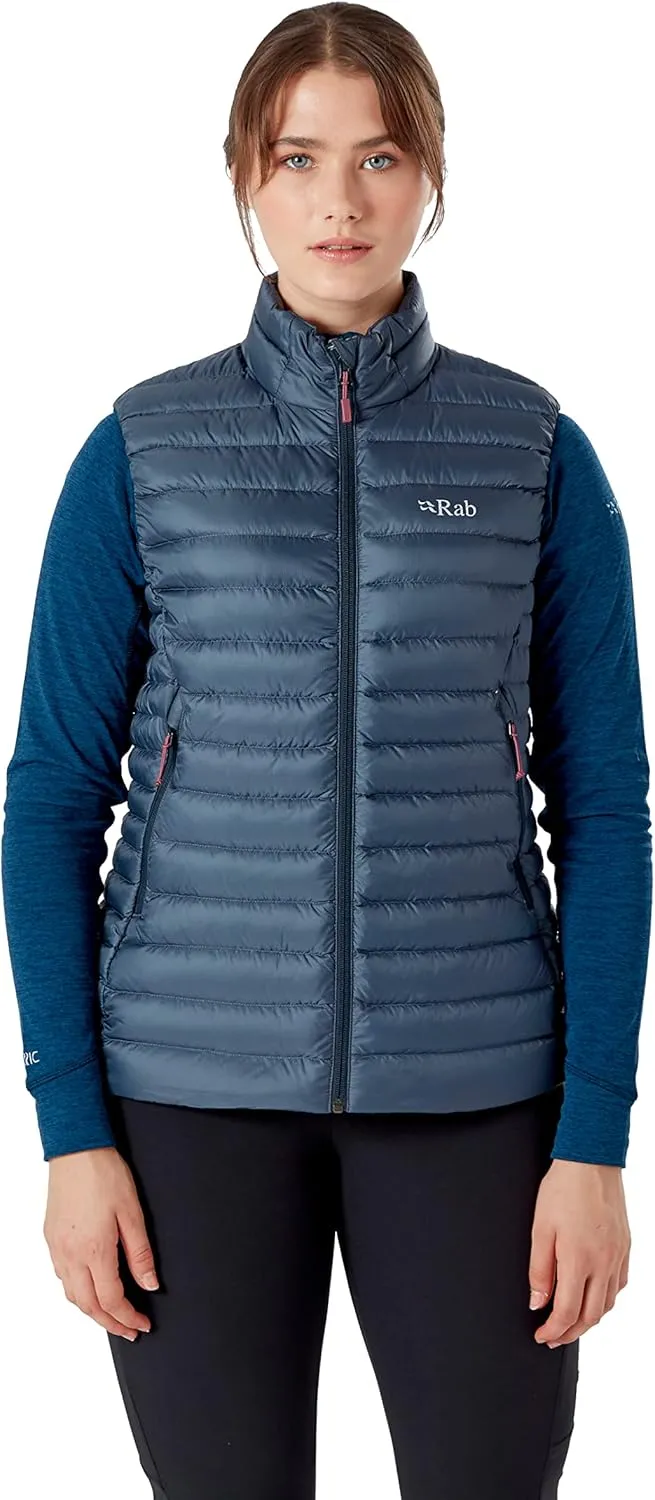 Rab Women's Microlight Down Lightweight Vest for Hiking & Skiing