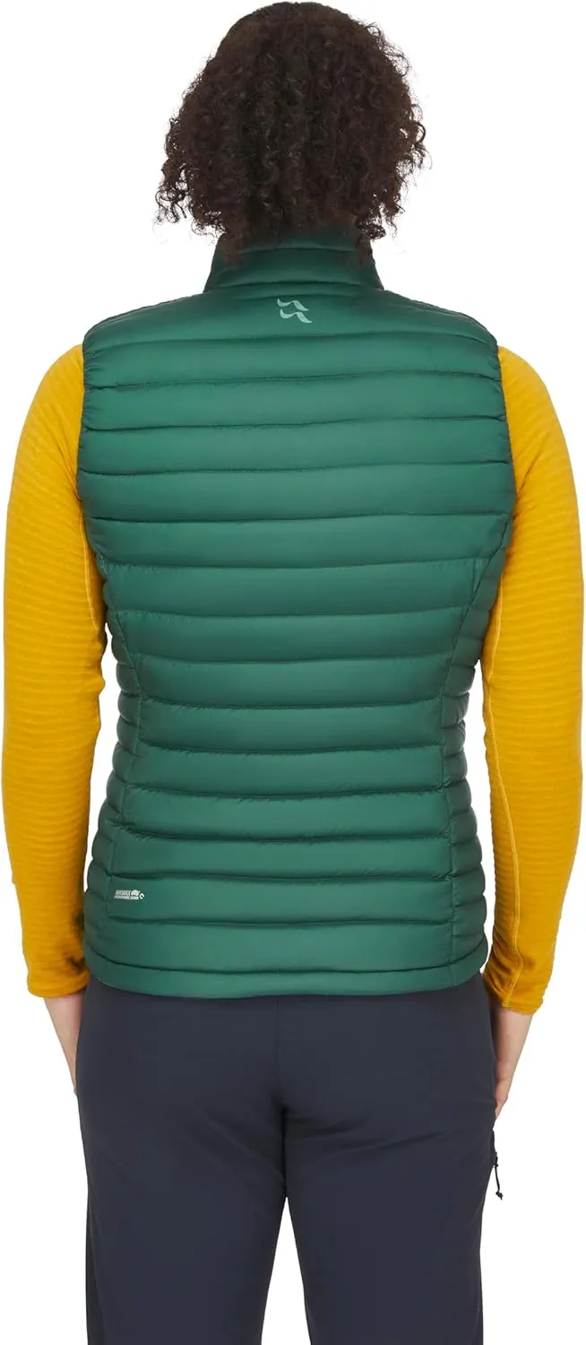 Rab Women's Microlight Down Lightweight Vest for Hiking & Skiing