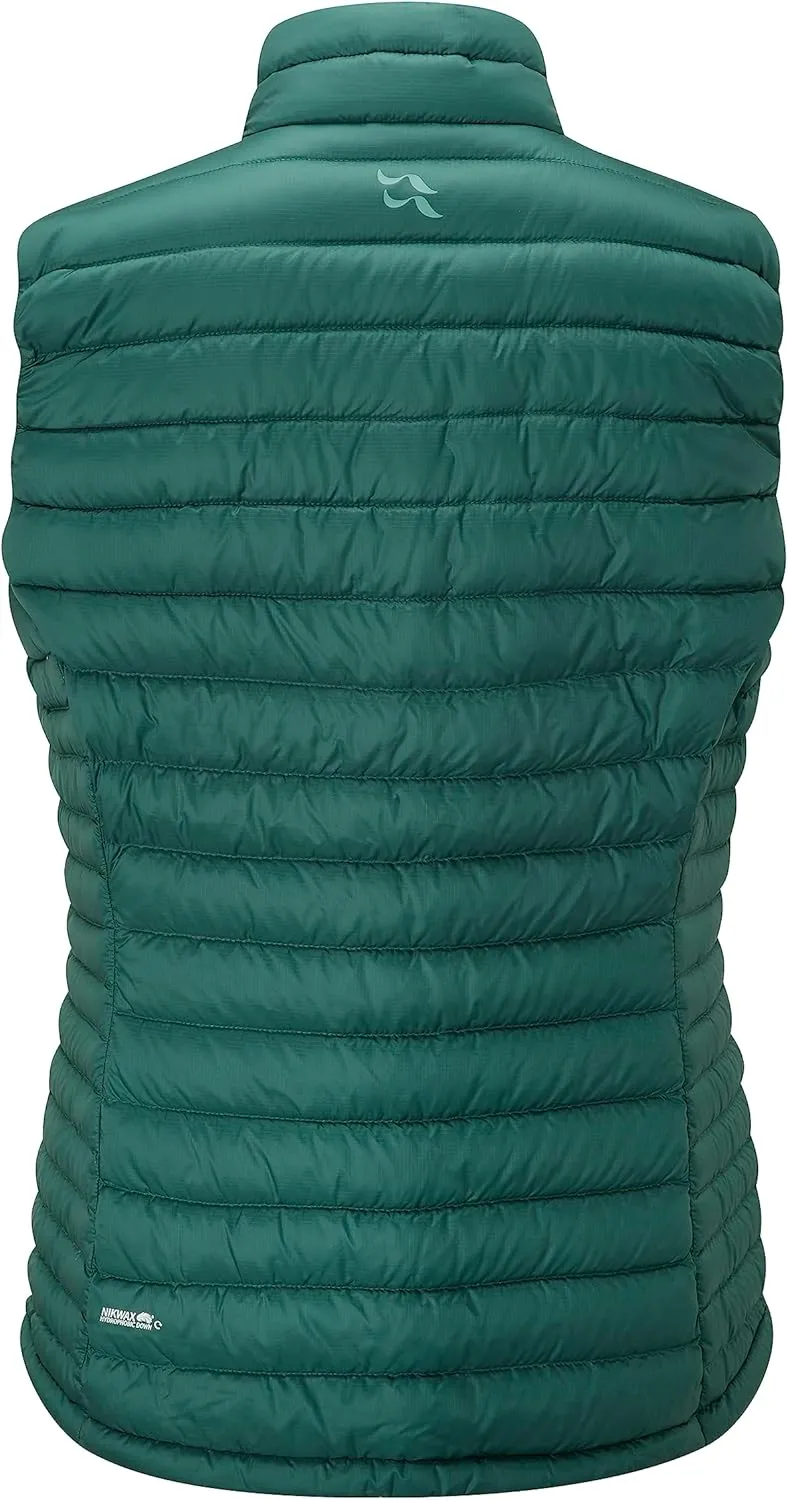 Rab Women's Microlight Down Lightweight Vest for Hiking & Skiing