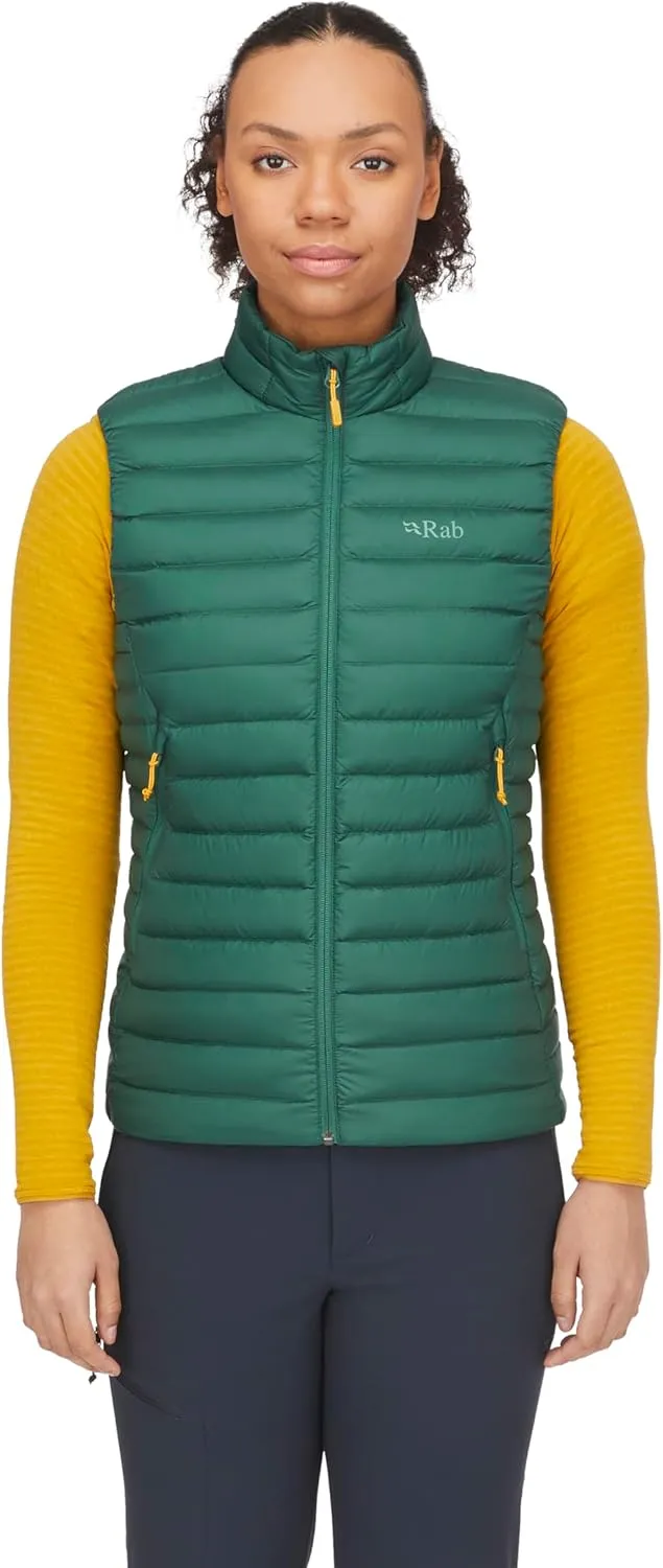 Rab Women's Microlight Down Lightweight Vest for Hiking & Skiing