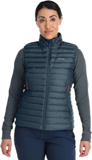 Rab Women's Microlight Down Lightweight Vest for Hiking & Skiing
