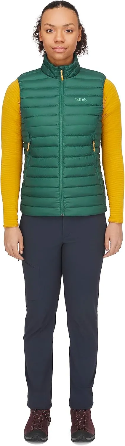 Rab Women's Microlight Down Lightweight Vest for Hiking & Skiing