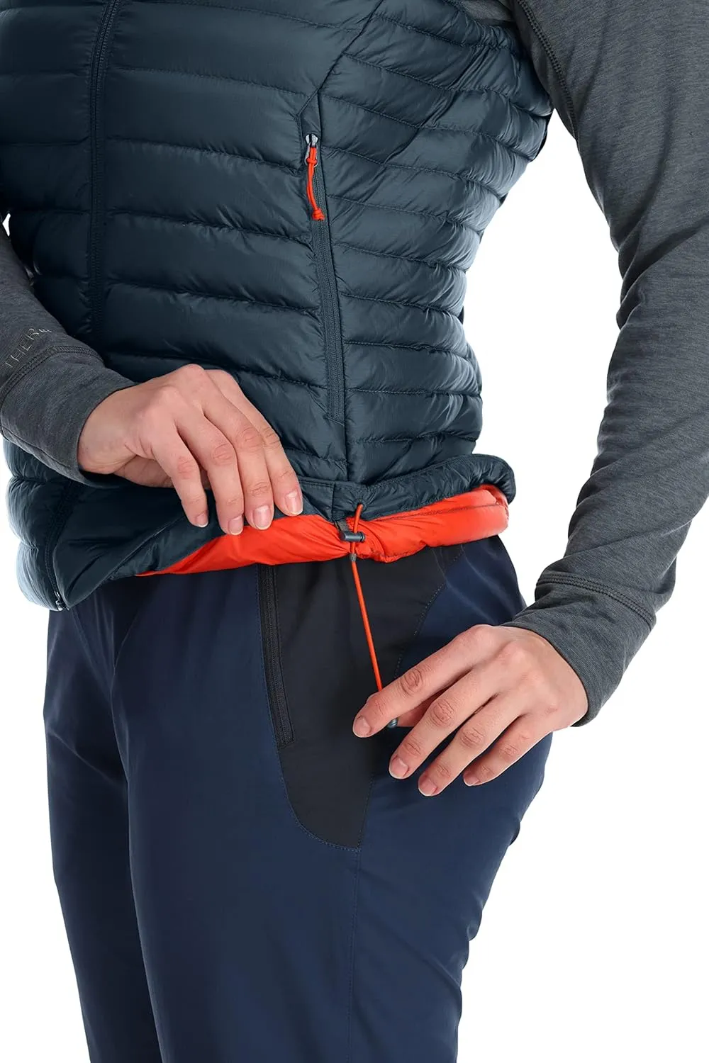 Rab Women's Microlight Down Lightweight Vest for Hiking & Skiing
