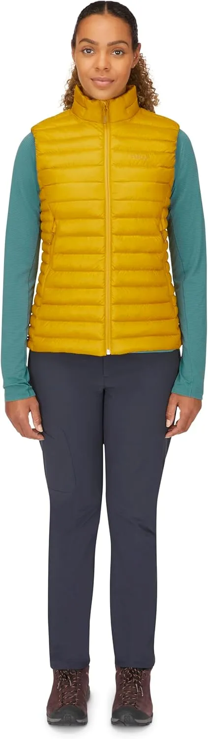 Rab Women's Microlight Down Lightweight Vest for Hiking & Skiing