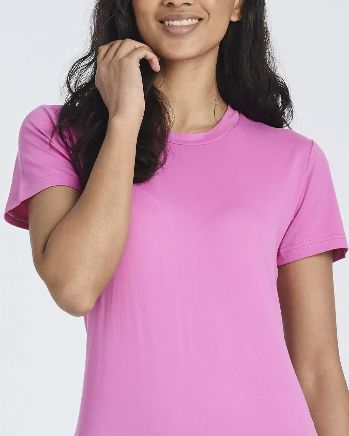Real Essentials 3 Pack Womens Casual Short Sleeve Maxi T-Shirt Summer Dress with Slit & Pockets (Available in Plus Size)