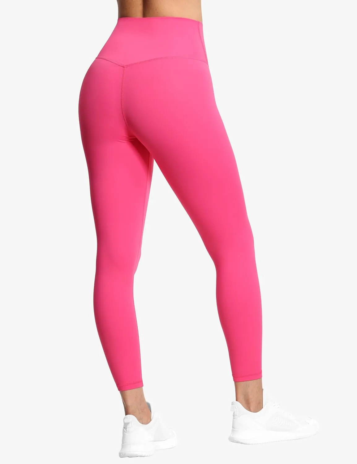 THE GYM PEOPLE Womens' V Cross Waist Yoga Leggings with High Waisted Tummy Control