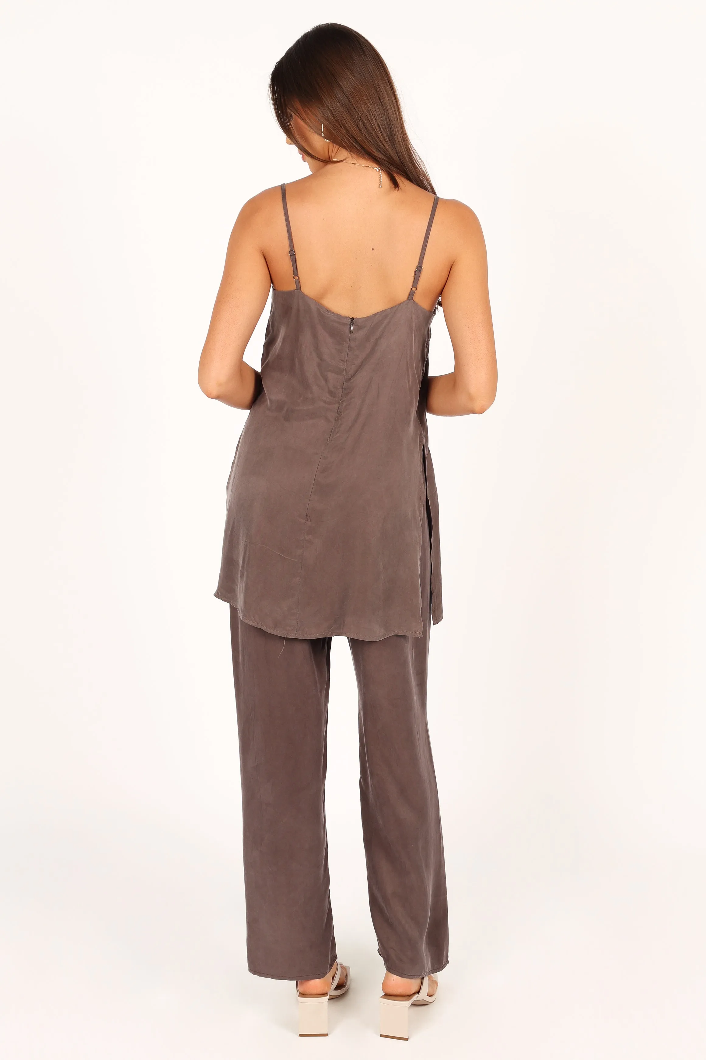 TILDY PANTS - WARM GREY