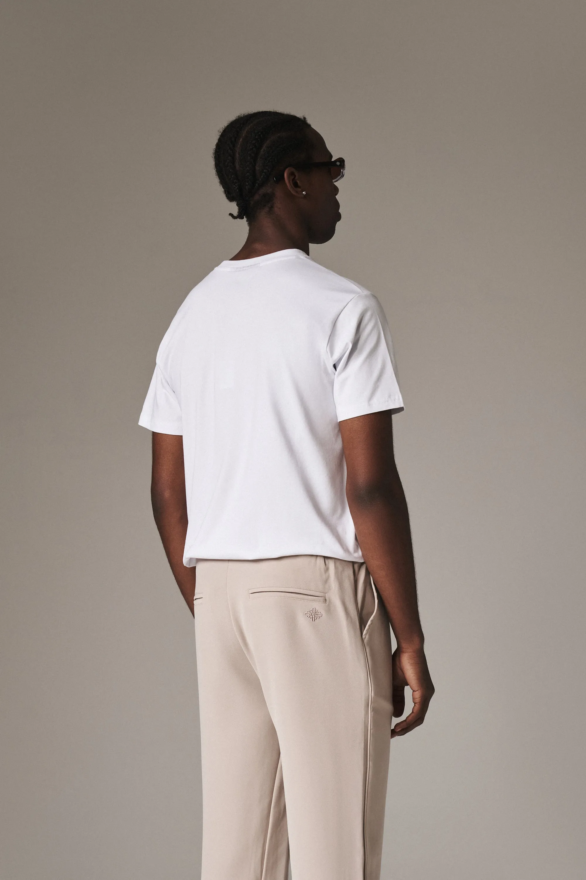 ULTIMATE SPLIT HEM SMART PANT - BEIGE