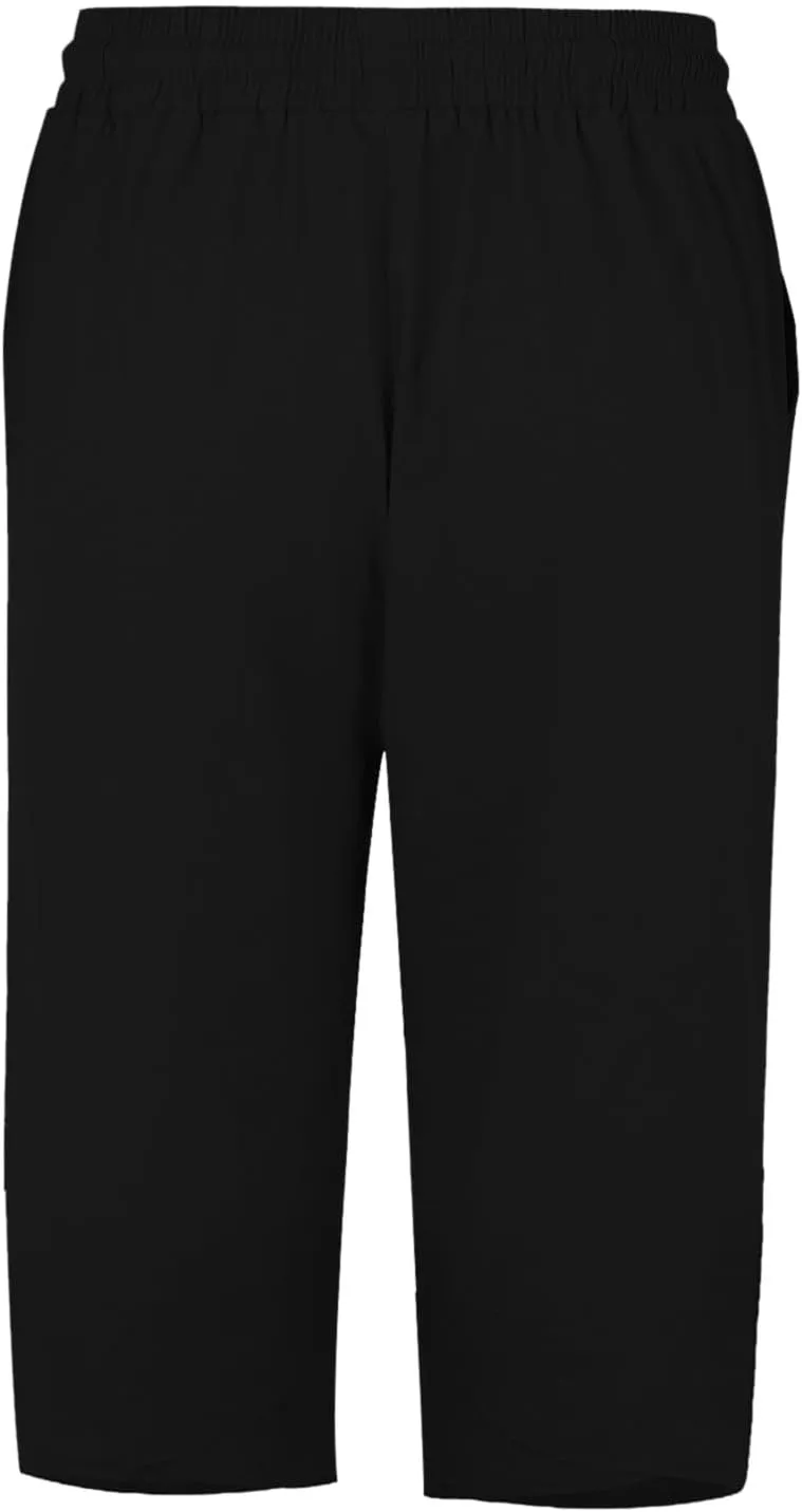 Womens Capris for Summer Pants Ladies Loose Drawstring Casual Solid Color Shorts High Waisted Drawstring Lounge Pants