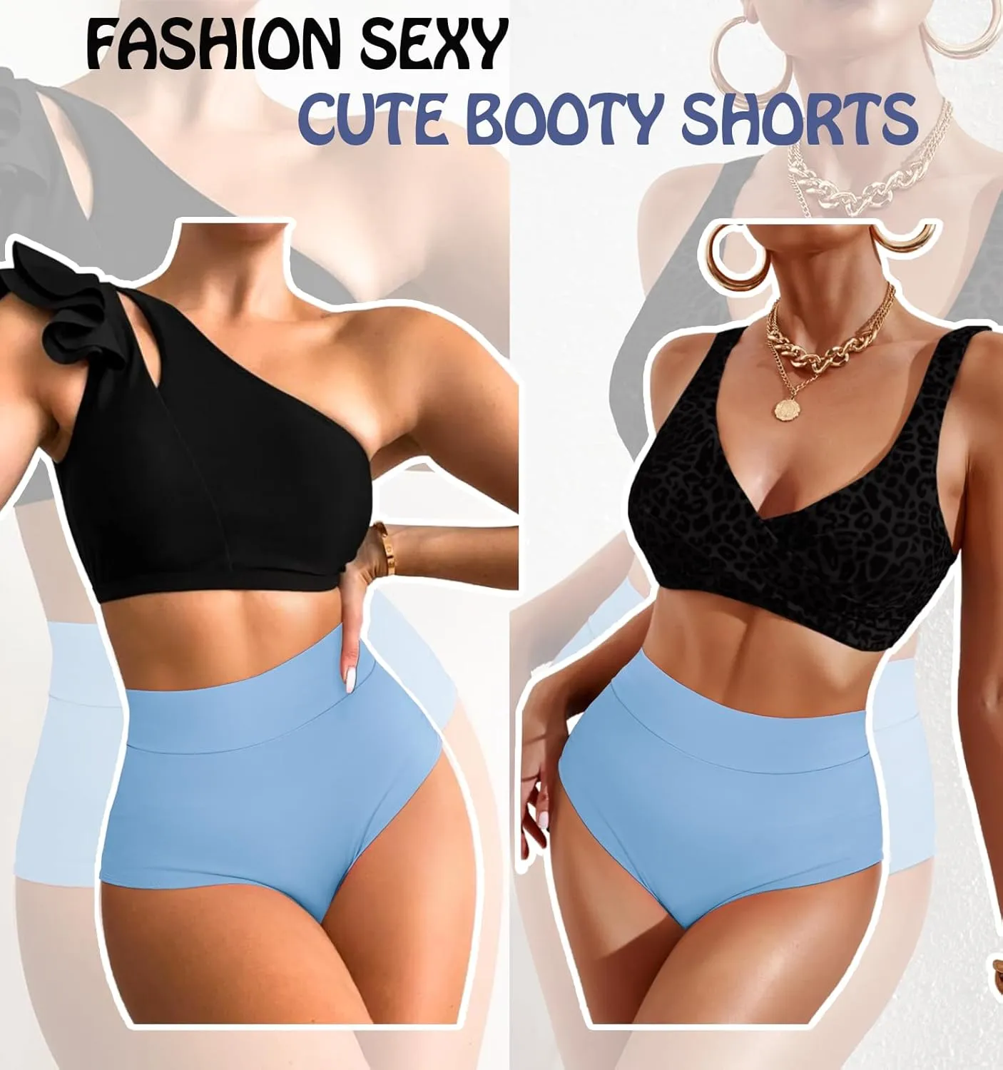Women's High Waist Yoga Booty Shorts V Back Scrunch Gym Workout Spandex Dance Hot Pants Butt Lifting Rave Bottoms