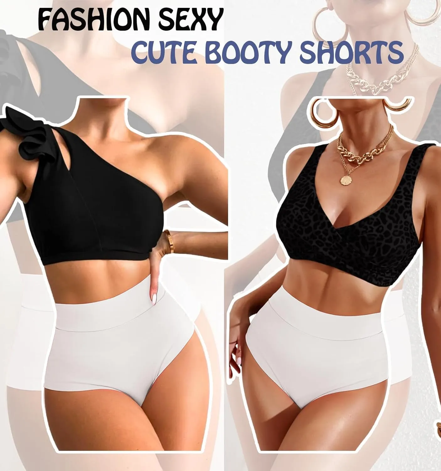 Women's High Waist Yoga Booty Shorts V Back Scrunch Gym Workout Spandex Dance Hot Pants Butt Lifting Rave Bottoms
