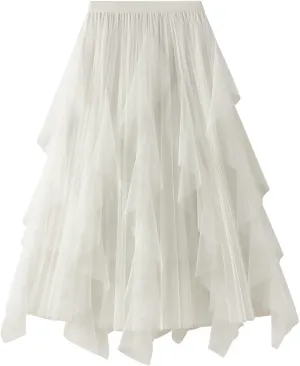 Women's Pleated Skirt Summer Long Beach Skirt Party Skirt Ladies High Waist Pleated A-Line Midi Skirt