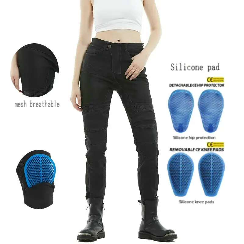 Women's Protective Motorcycle Riding Pants