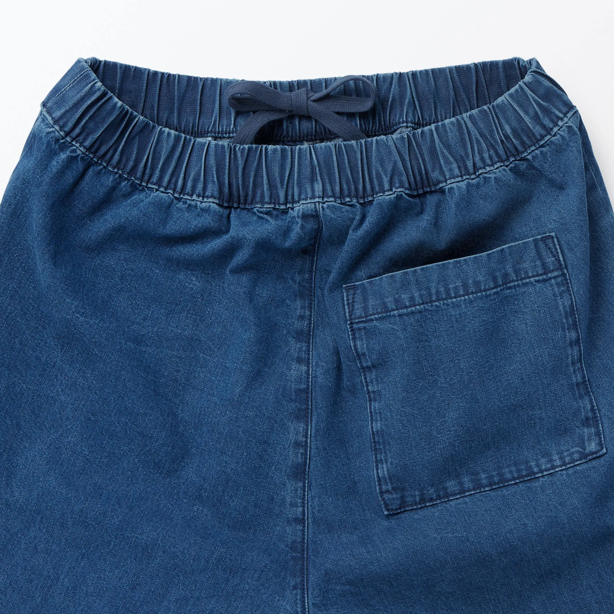 Women's Washed Denim Easy Tapered Pants
