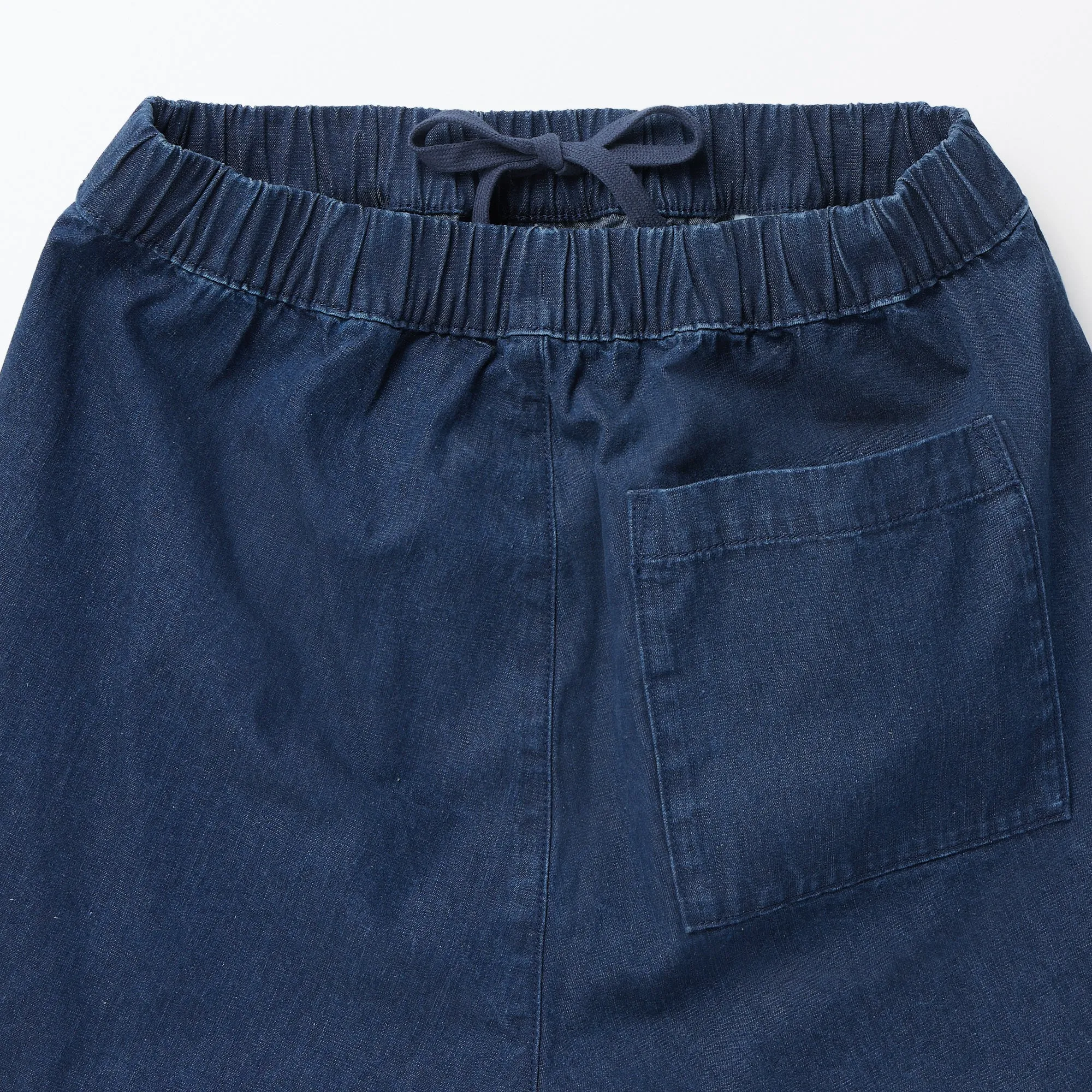 Women's Washed Denim Easy Tapered Pants