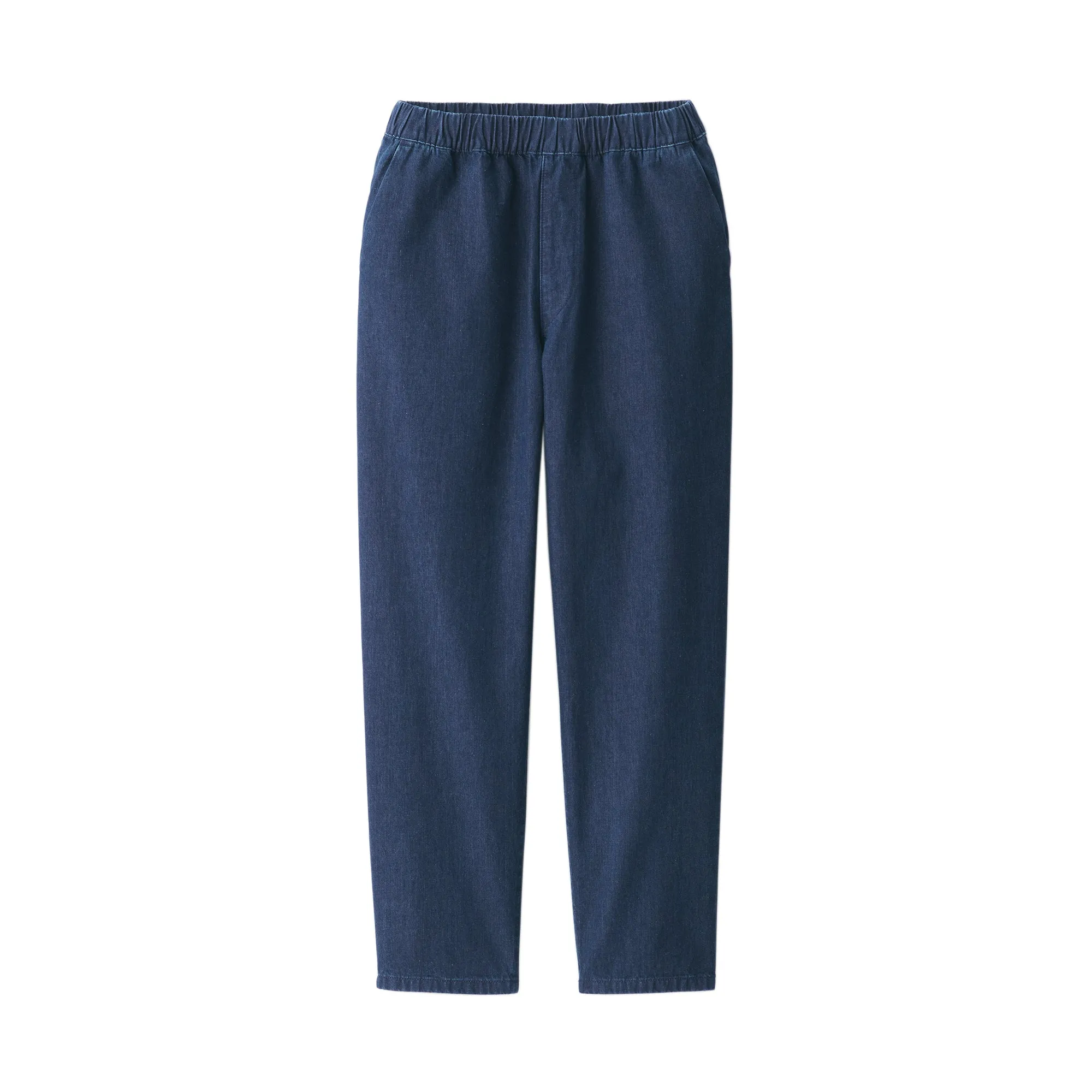 Women's Washed Denim Easy Tapered Pants