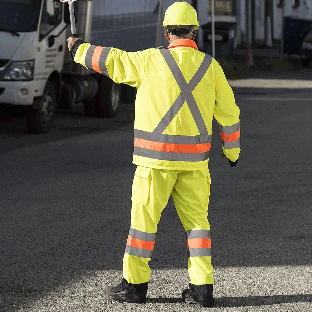 Work Pants - Pioneer MTQ Approved Hi-Viz Breathable Traffic Control Pants, 6009